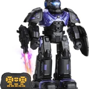 swtoipig rc robot toys gesture sensing remote control programmable robot toy for 5 6 7 8 9 years old boys kids